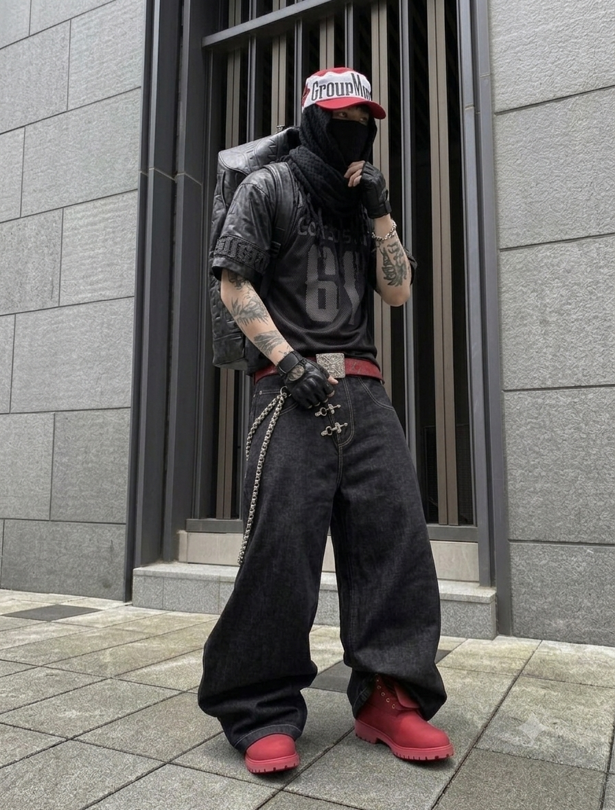 Buckle Zip Raw Wash Glockstar Denim