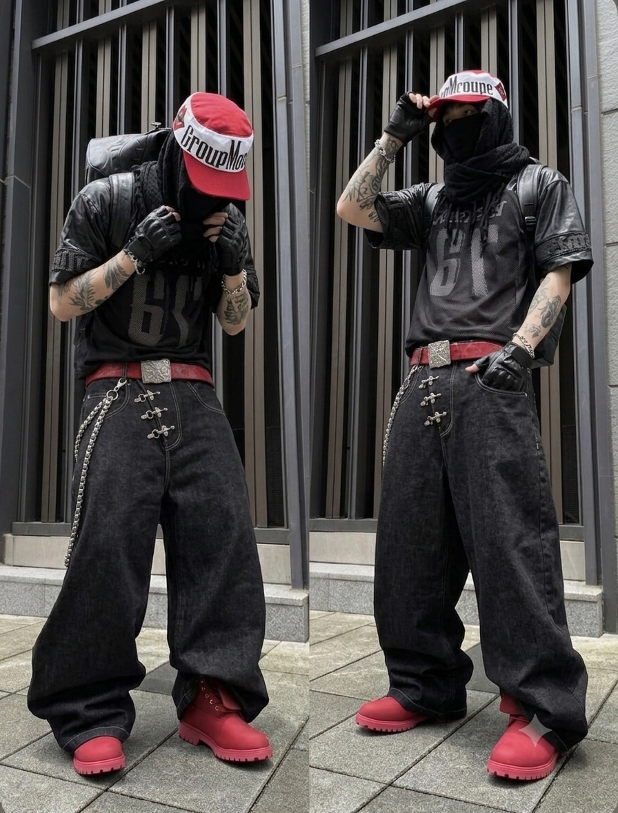 Buckle Zip Raw Wash Glockstar Denim