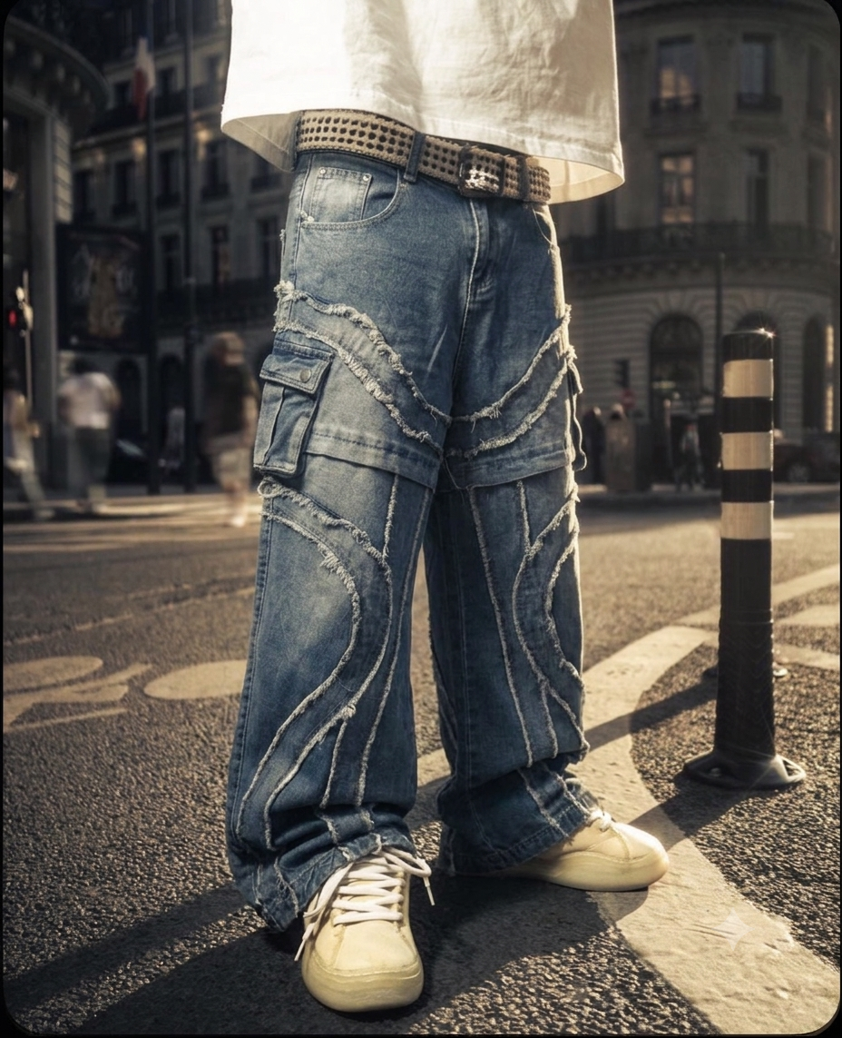 Engineered for those who don’t do basic. GLOCKSTAR Baggy Denim