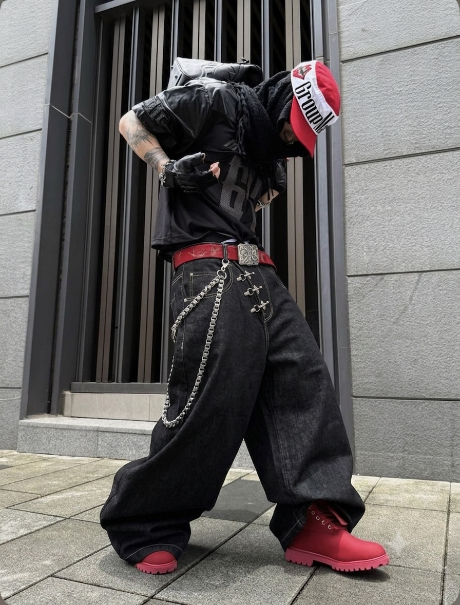 Buckle Zip Raw Wash Glockstar Denim