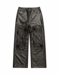 GSTAR LEATHER PANTS